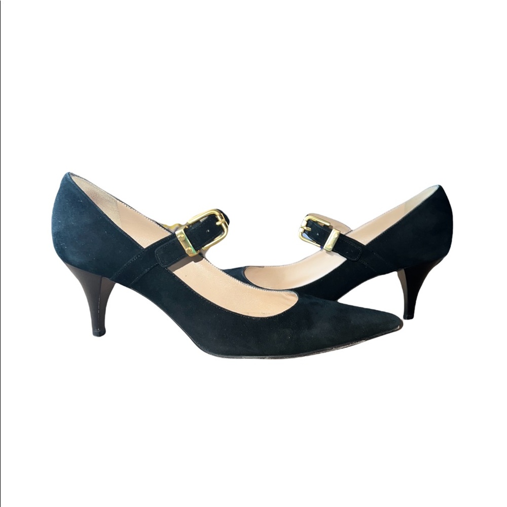 Black Suede Michael Kors Heels